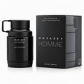 Black Odyssey Homme perfume bottle and packaging on a white background